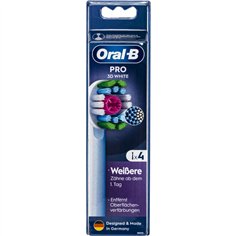 Oral-B testine di ricambio Pro 3D bianco 4pz