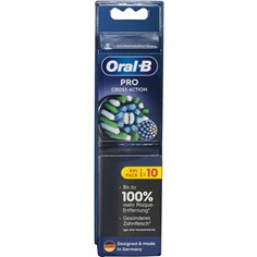 Oral-B testine di ricambio nero Pro CrossAction 10 pz.