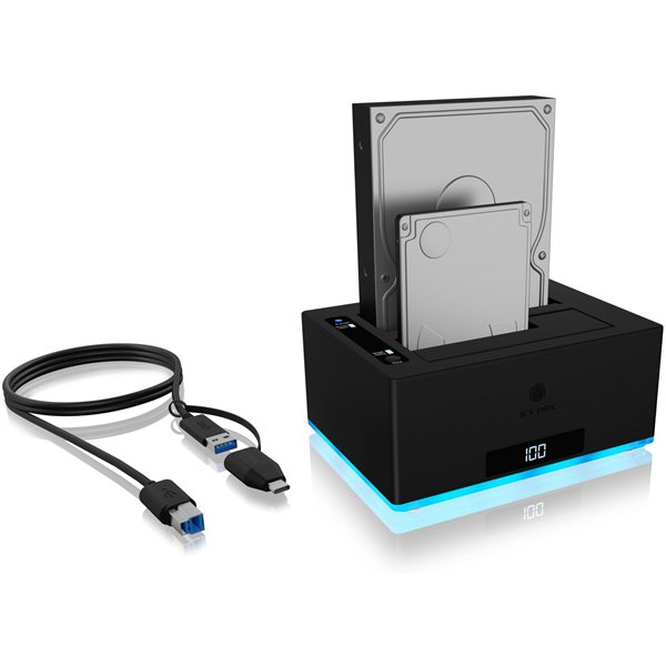 ICY BOX IB-127CL-U3 2 Bay Docking clone station