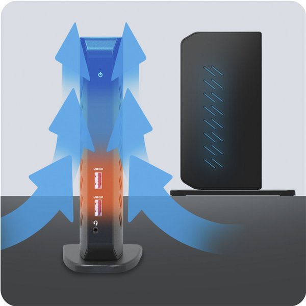 ICY BOX IB-DK2252AC DisplayLink Notebook Docking