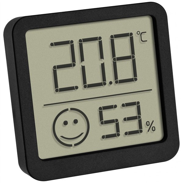 TFA 30.5053.01.02 2er kit nero termo-igrometro digitale
