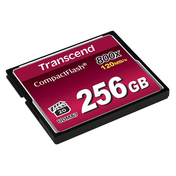Transcend Compact Flash 256GB 800x