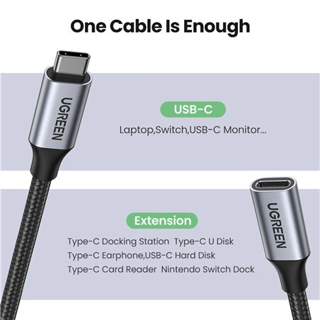 UGREEN USB-C 3.1 cavo estens.