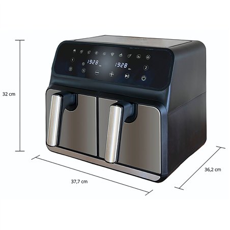 Unold 58685 friggitrice aria calda doppia camera TWIN ZONE