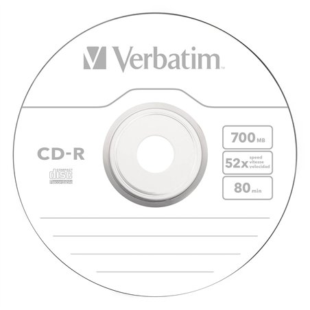 1x10 Verbatim CD-R 80 / 700MB 52x Speed Extra Protection CB