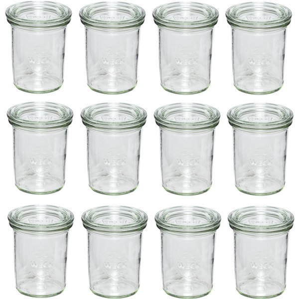 WECK vasetti in vetro 160ml confez. da 12 pz.