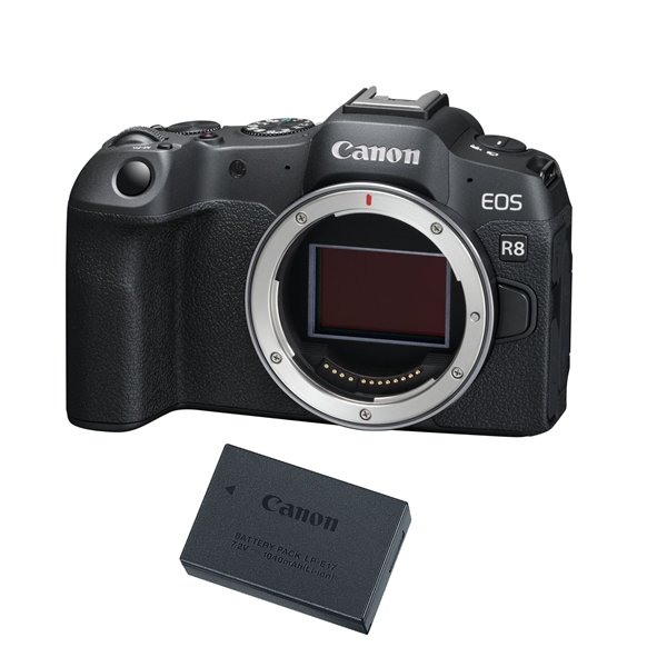 Canon EOS R8 corpo + LP-E17 Kit