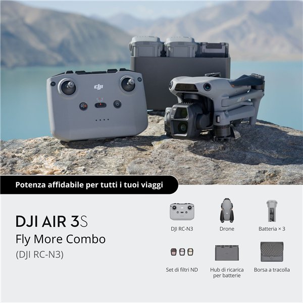 DJI Air 3S Fly More Combo (DJI RC-N3)