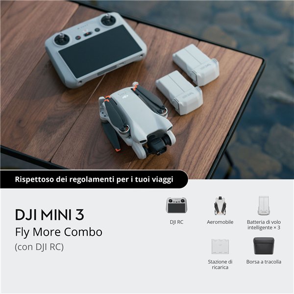 DJI Mini 3 Fly More Combo (DJI RC) (EU)