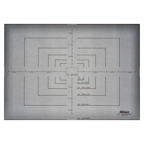 Nikon Cartoncino Grigio 18% per PF-3