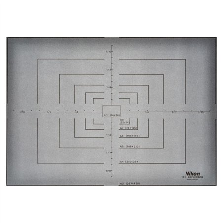 Nikon Cartoncino Grigio 18% per PF-3