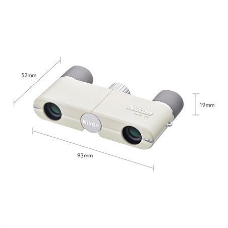 Nikon binocolo 4x10D CF Bianco Avorio Ivory (Nital)