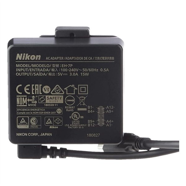 Nikon EH-7P alimentatore AC  USB-C Charging 3Ah 15W per serie Z