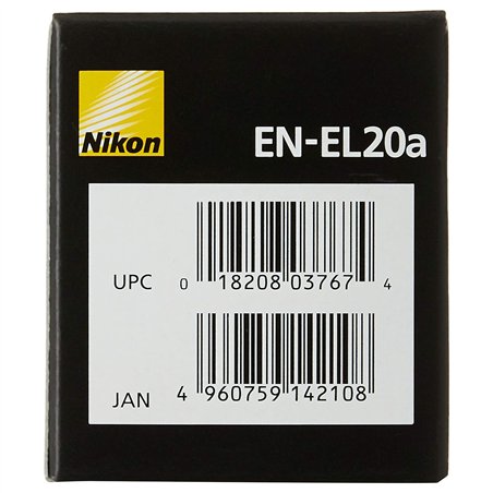 EN-EL20a Batteria Li-ion Coolpix P1000 e Nikon 1 V3