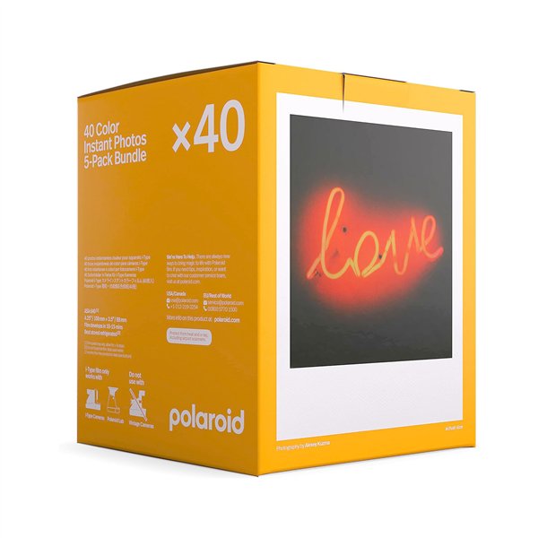 Polaroid Color Film for I-TYPE - 5 Film Pack