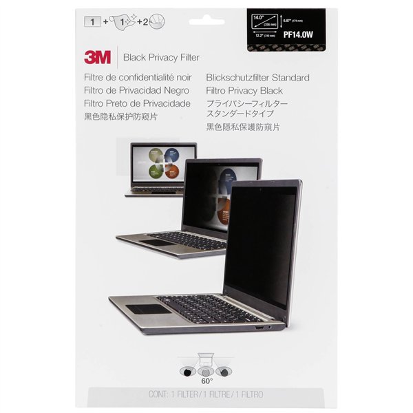 3M PF140W filtro privacy nero per 35,6cm (14,0 ) 16:9