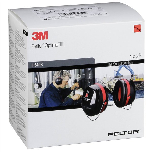 Peltor Optime III cuffie di protezione udito H540B