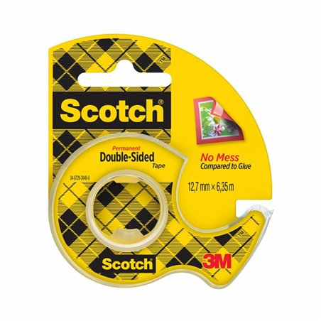 Scotch Doppels. Klebeband + Abroller 12mm x 6,3 136D-MDEU