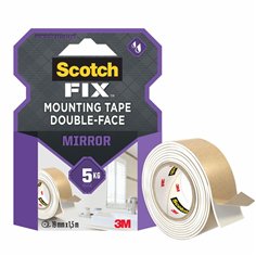 Scotch Fix MIrror nastro biadesivo 19mmx1,5m bianco 2