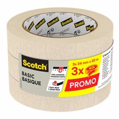 3x1 Scotch nastro coprente Basic 24mmx50m, beige 2010/24