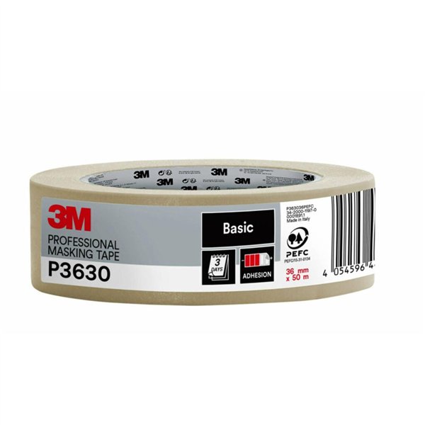 Scotch nastro crespato imbianch. PRO 36mmx50m beige P3630