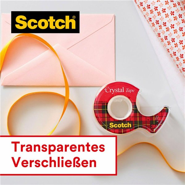 Scotch Crystal srotolat. 6-1975D 19mm x 7,5m trasparente