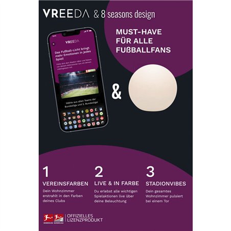 8 seasons globo luminoso per esterni 40 Bluetooth