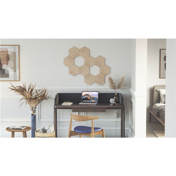Nanoleaf Elements Wood Look Hexagons Expansion Pack - 3PK