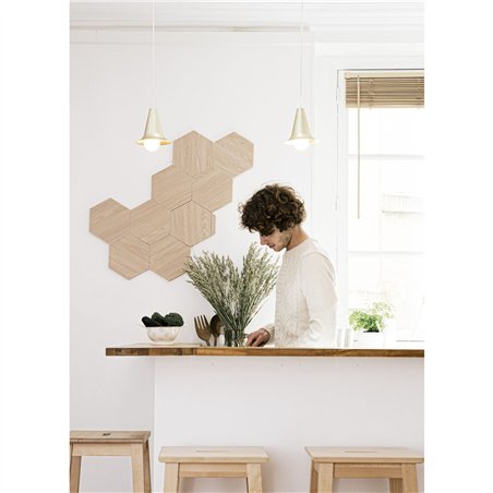 Nanoleaf Elements Wood Look Hexagons Expansion Pack - 3PK