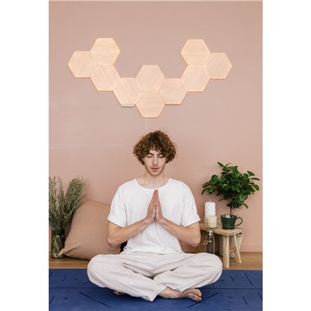 Nanoleaf Elements Wood Look Hexagons Expansion Pack - 3PK