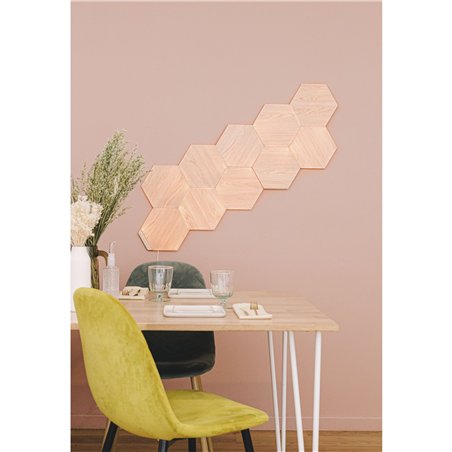 Nanoleaf Elements Wood Look Hexagons Expansion Pack - 3PK
