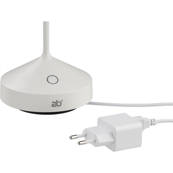 ab+ by Abert Tempo Lampada da tavolo portat. bianco