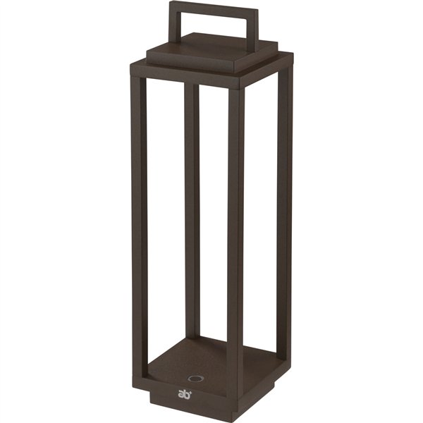 ab+ by Abert Resort lampada da tavolo portat. corten