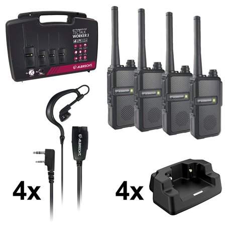 Albrecht Tectalk Worker 3 Case 4-Pack