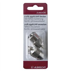 Albrecht PL259/6 UHF spina