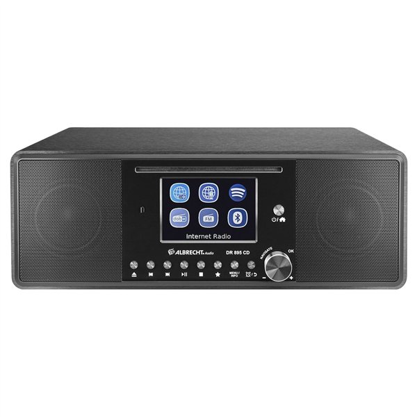 Albrecht DR 895 CD Hybrid Radio nero