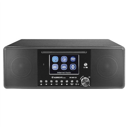 Albrecht DR 895 CD Hybrid Radio nero