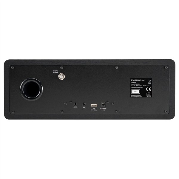 Albrecht DR 895 CD Hybrid Radio nero