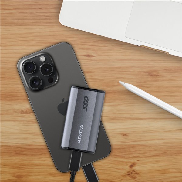 ADATA Externe SSD SE880      4TB ELITE grigio R/W 2000/2000