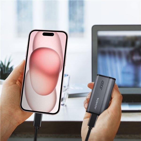 ADATA Externe SSD SE880      4TB ELITE grigio R/W 2000/2000