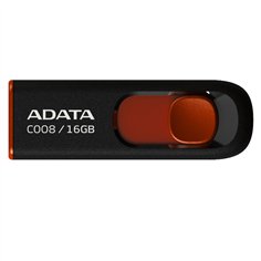 ADATA USB 2.0 C008 nero     16GB AC008-16G-RKD
