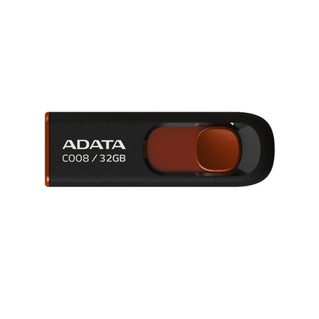 ADATA USB 2.0 C008 nero 32GB AC008-32G-RKD