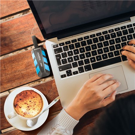 ADATA SSD esterno SC740      1TB Plug&Go blu 1050/1000 MIL.STD