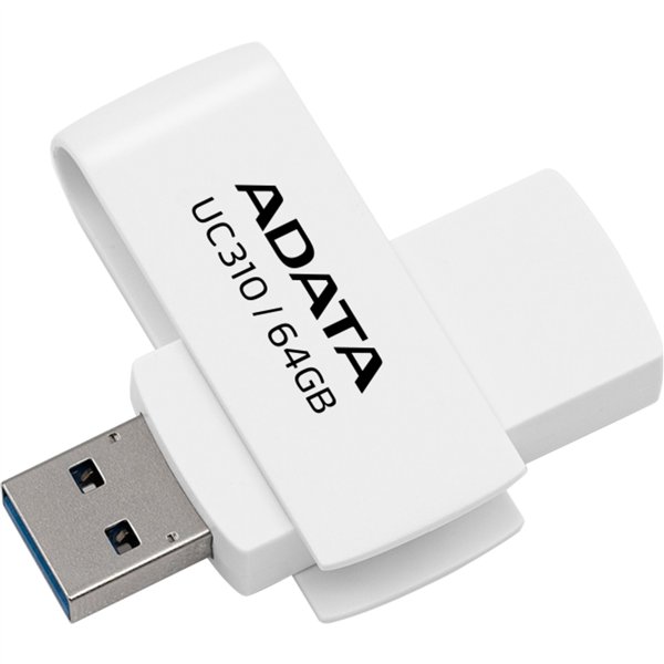 ADATA USB 3.2 UC310 bianco 64GB UC310-64G-RWH