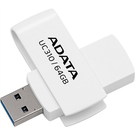ADATA USB 3.2 UC310 bianco 64GB UC310-64G-RWH