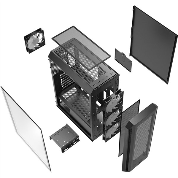 ADATA XPG VALOR AIR PLUS MID TOWER nero