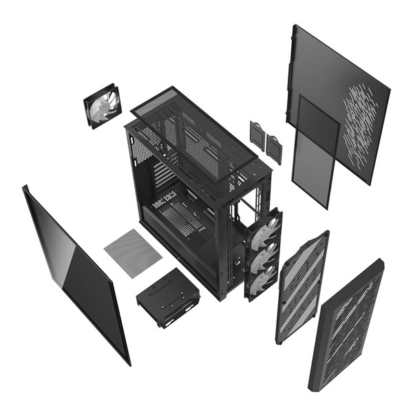 ADATA XPG VALOR AIR PRO MID TOWER nero