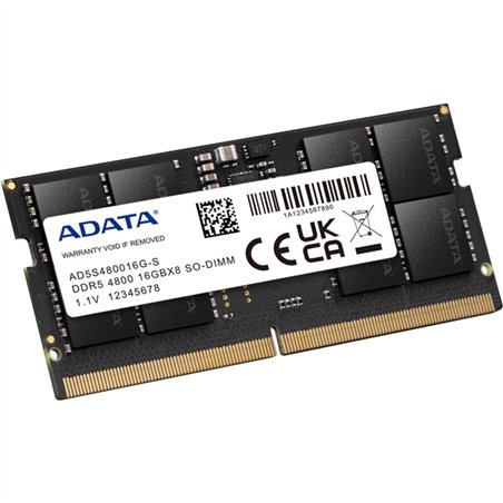 ADATA DDR5 SO-DIMM          16GB AD5S480016G-S