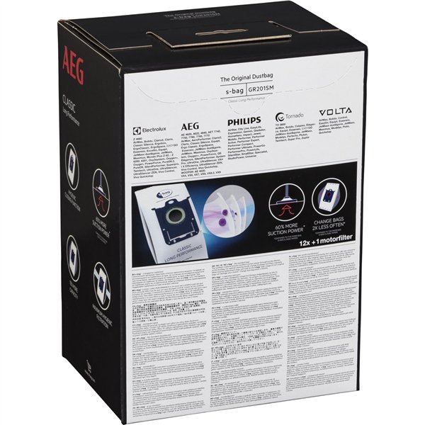 AEG GR 201SM sacchetto polvere VX7-VX8