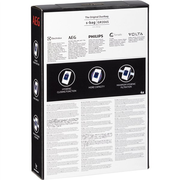 AEG GR 206S sacchetto p.polvere Anti-Allergy